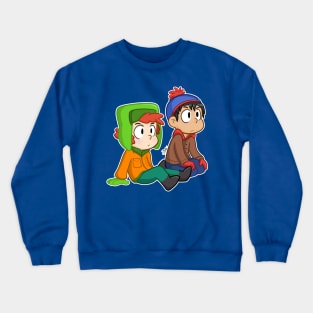 South Park Besties - Kyle and Stan Crewneck Sweatshirt